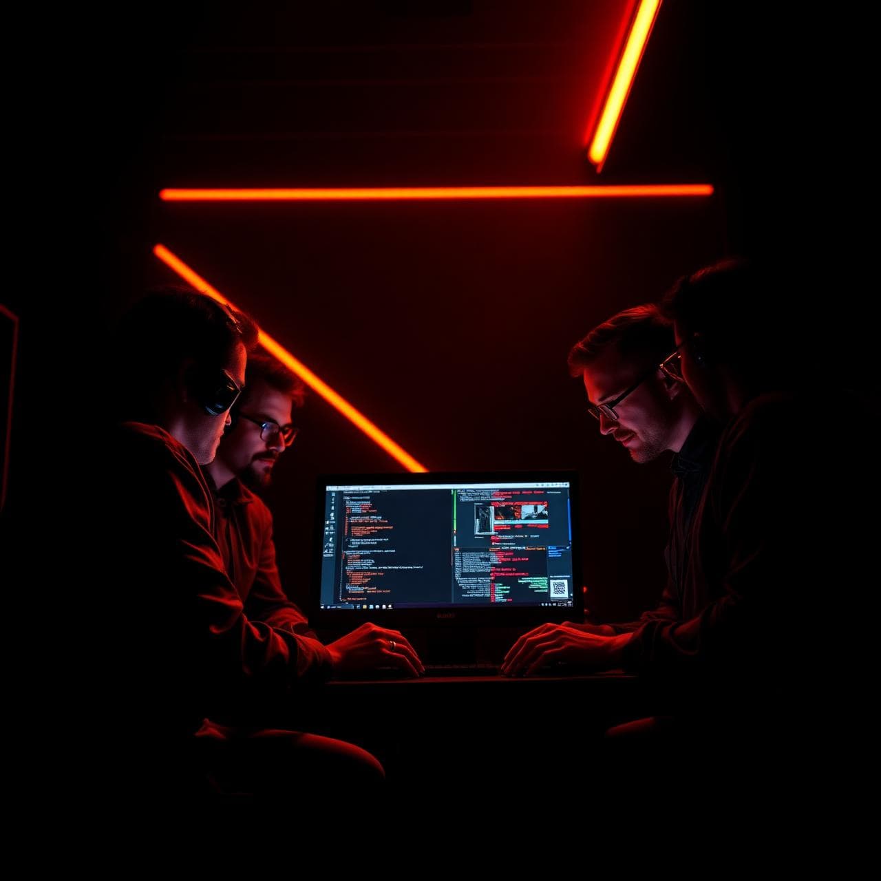 Buskan team at work